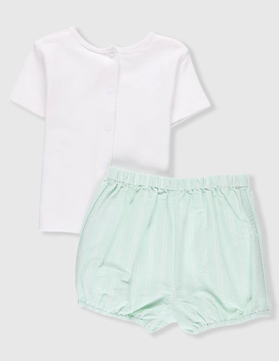Conjunto casual de algodón para bebé niña 2