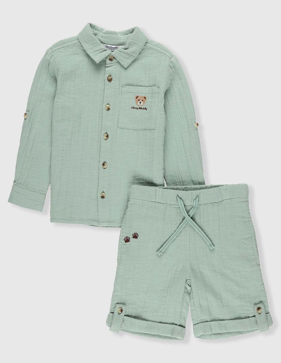 Conjunto de algodón para bebé niño Conjunto de algodón para bebé niño