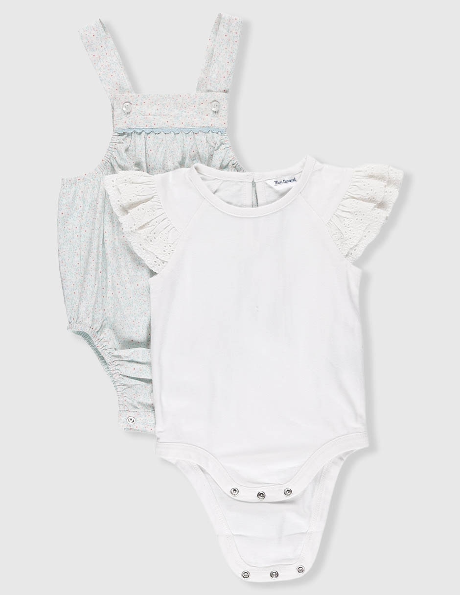 Conjunto de algodón para bebé niña Conjunto de algodón para bebé niña