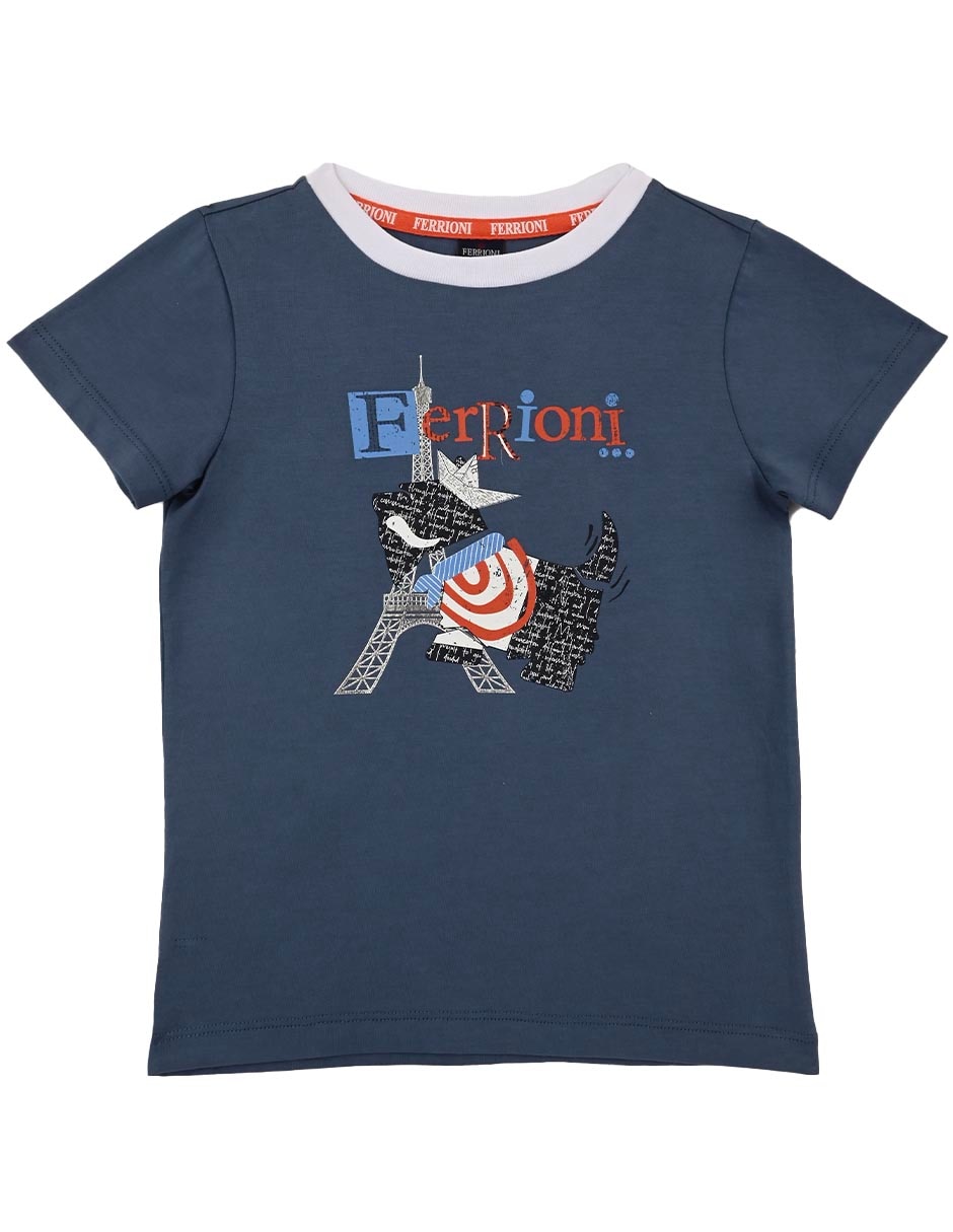 Playera Nesty manga corta para niño Playera Nesty manga corta para niño