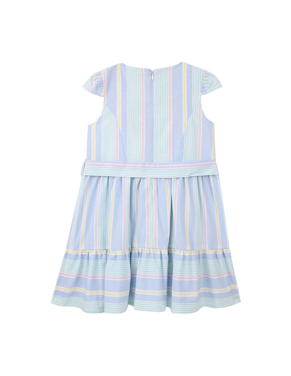 Vestido Maiko manga cap para bebé niña 2