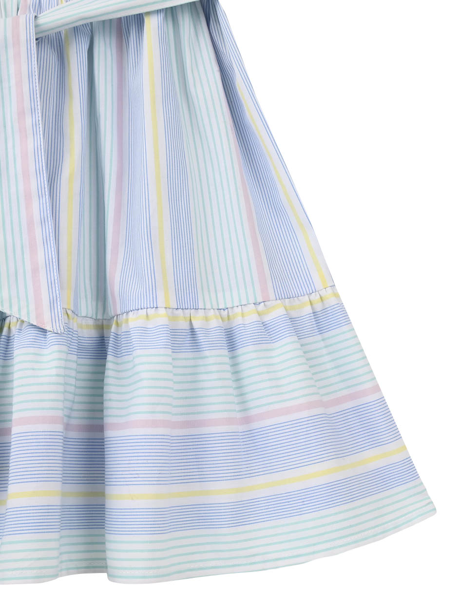 Vestido Maiko manga cap para bebé niña 4