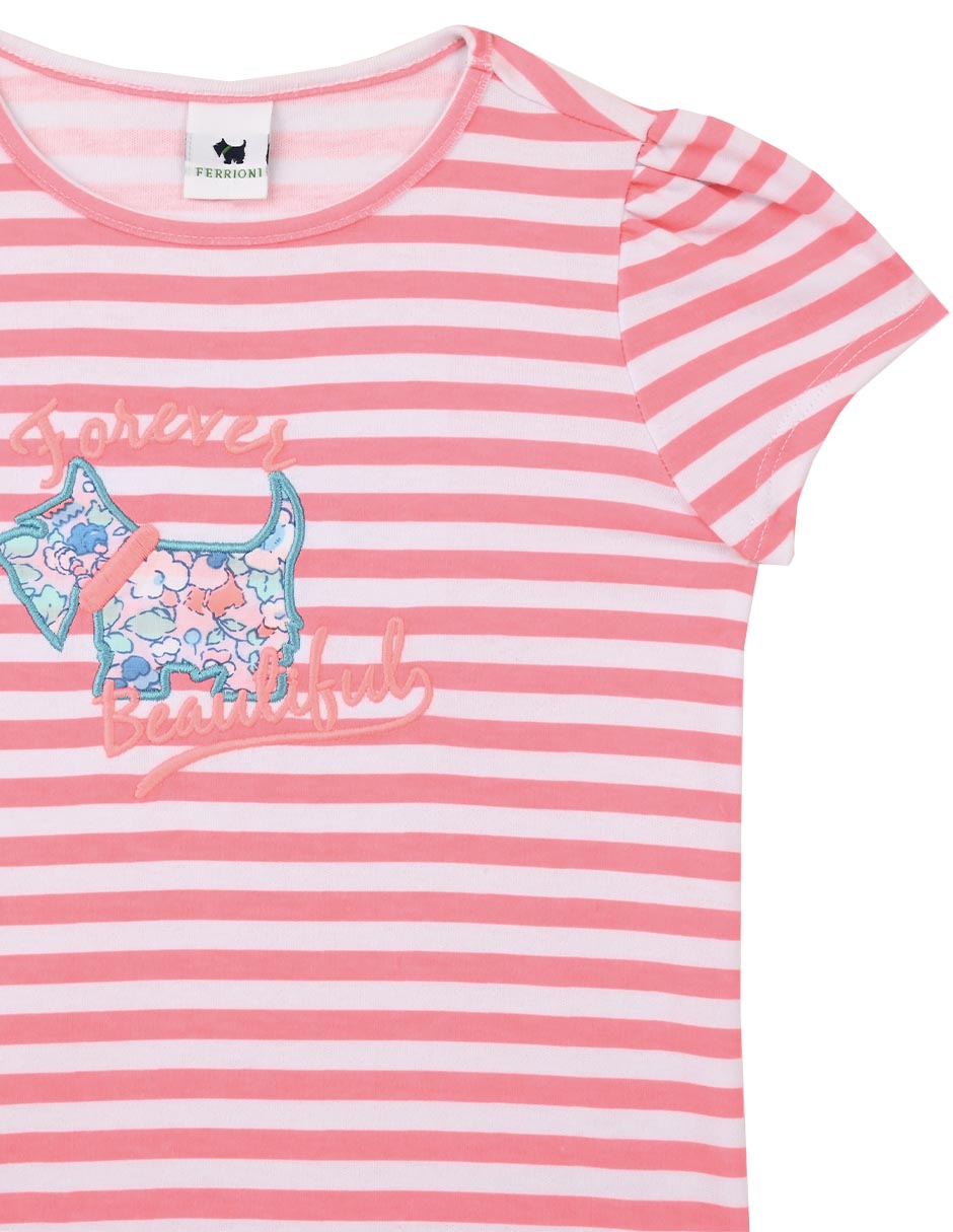 Playera Maly manga corta para bebé niña 3