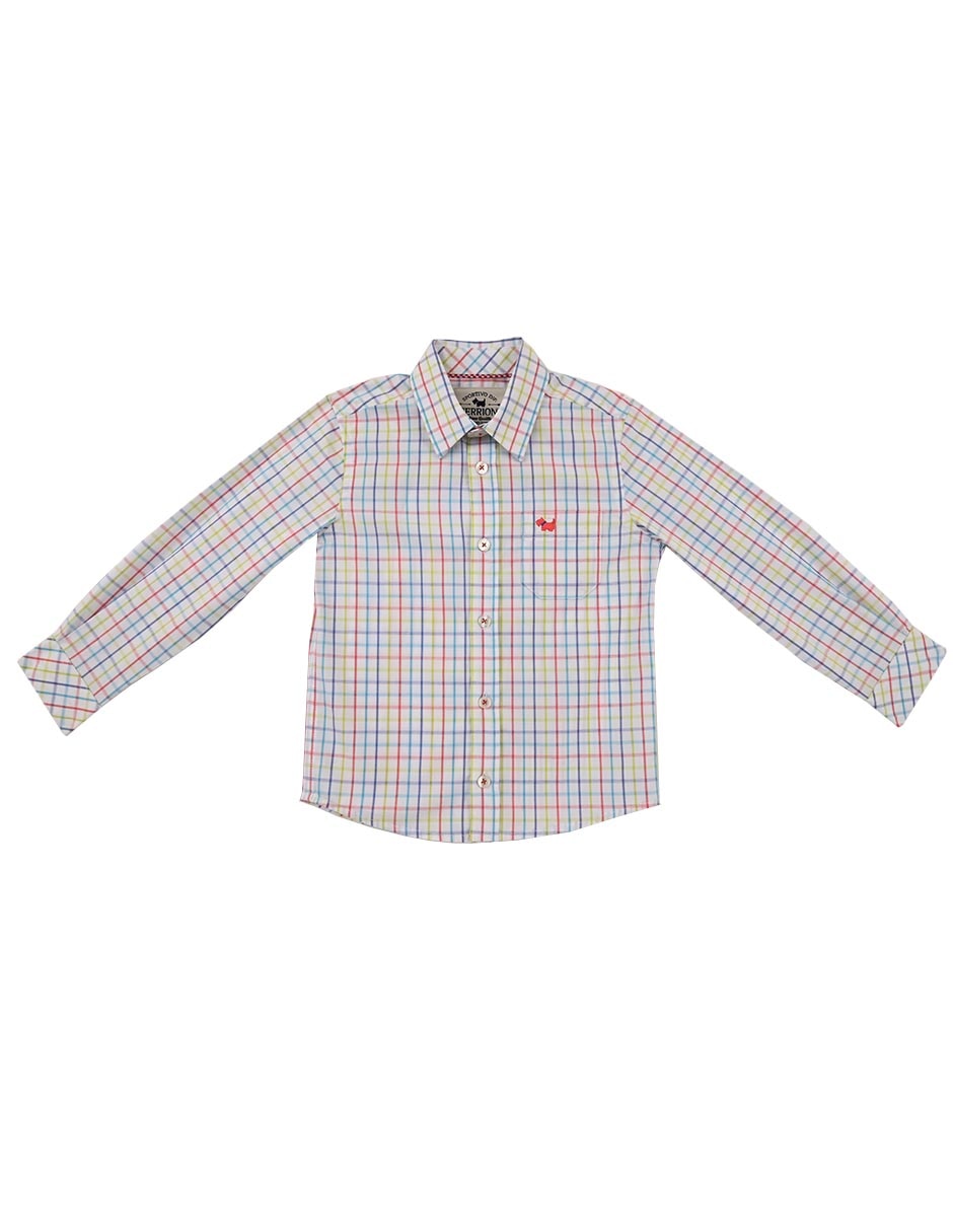Camisa casual Bande de algodón manga larga para bebé niño Camisa casual Bande de algodón manga larga para bebé niño