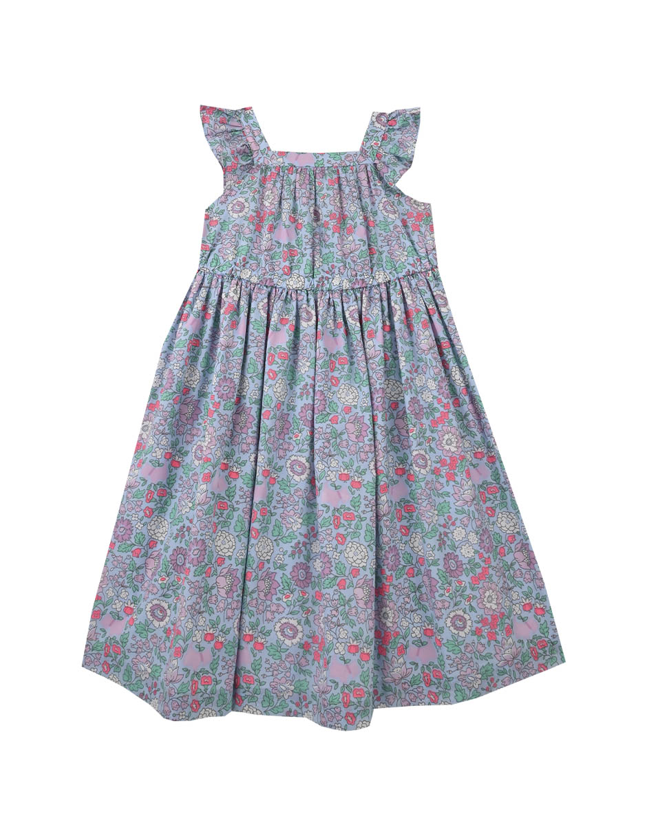 Vestido Mohana manga mariposa para bebé niña
