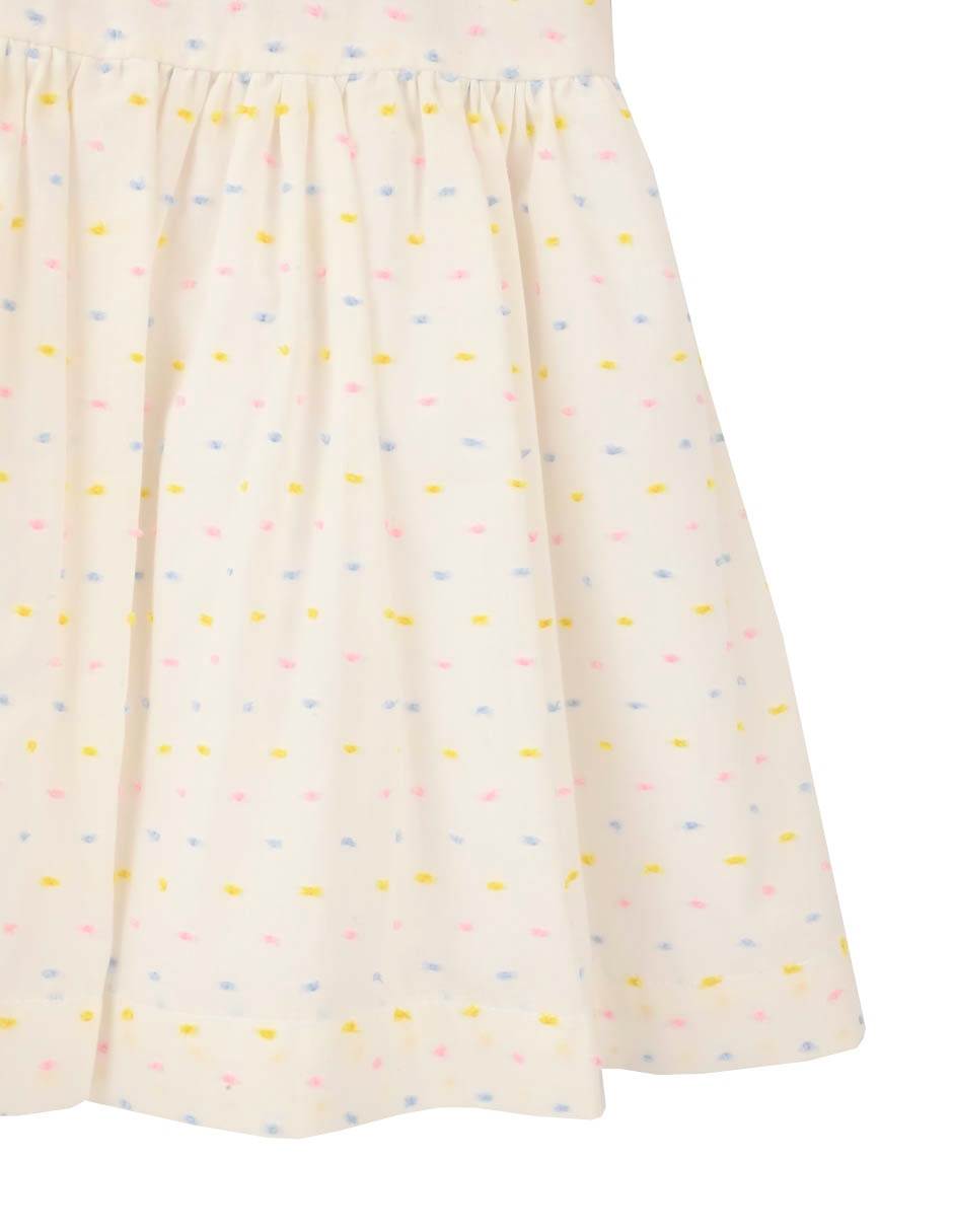 Vestido manga globo para bebé niña 4
