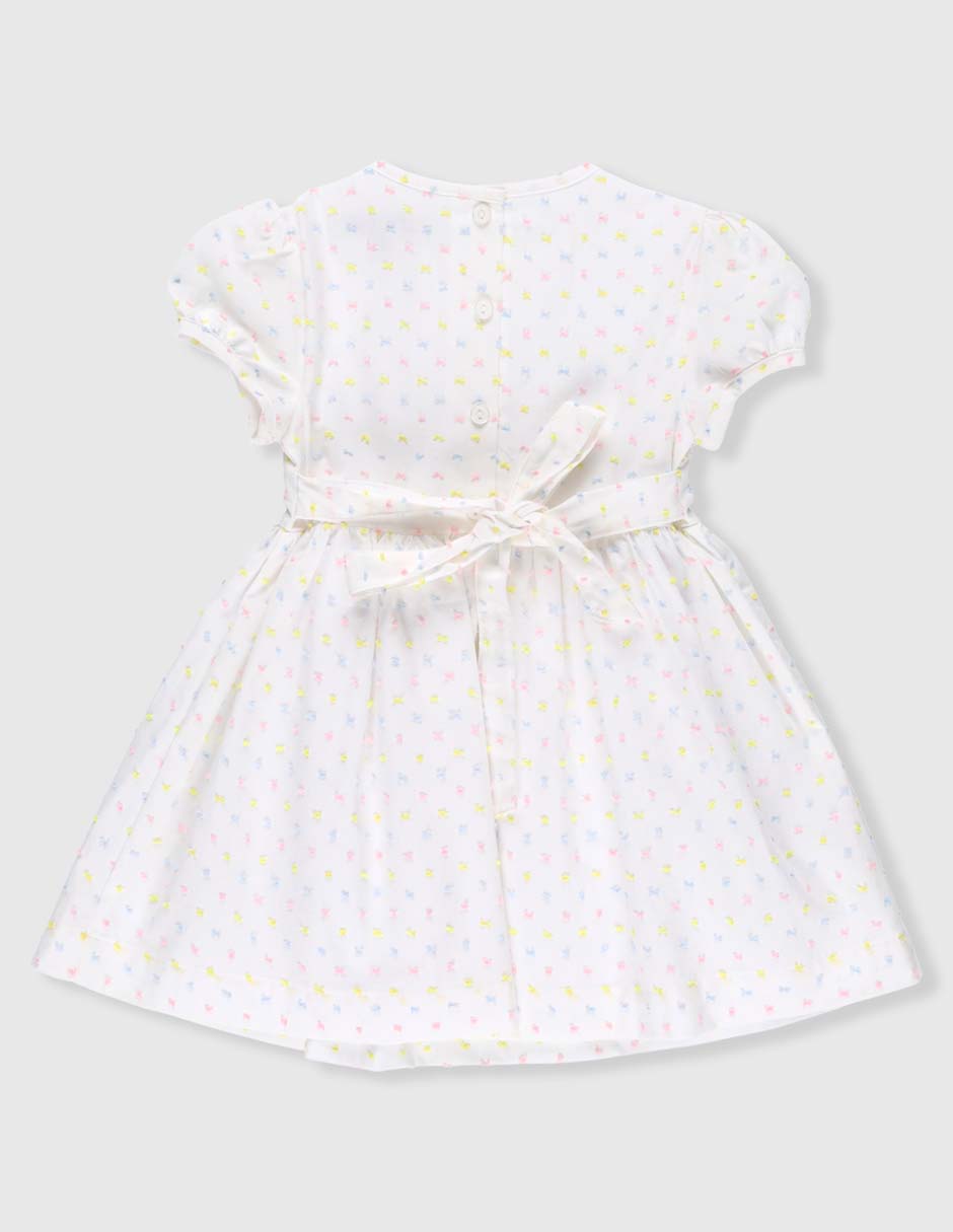 Vestido Pintta manga globo para bebé niña 2