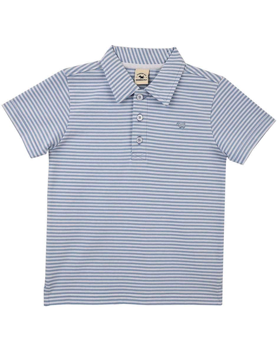 Playera tipo polo Brakel de algodón para bebe niño Playera tipo polo Brakel de algodón para bebe niño