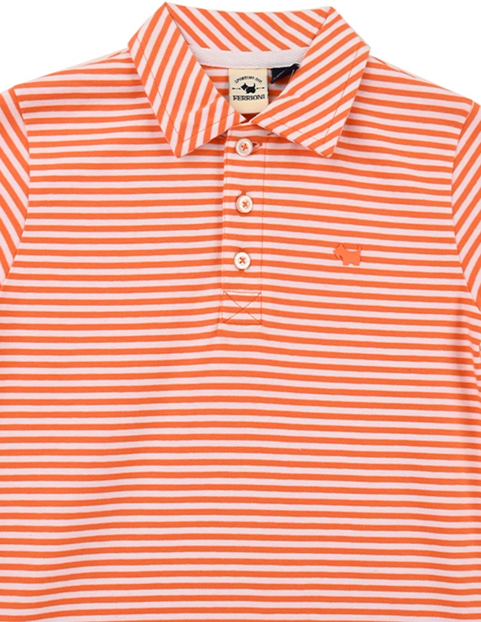 POLO FERRIONI M, 3 AÑOS, NARANJA CLARO