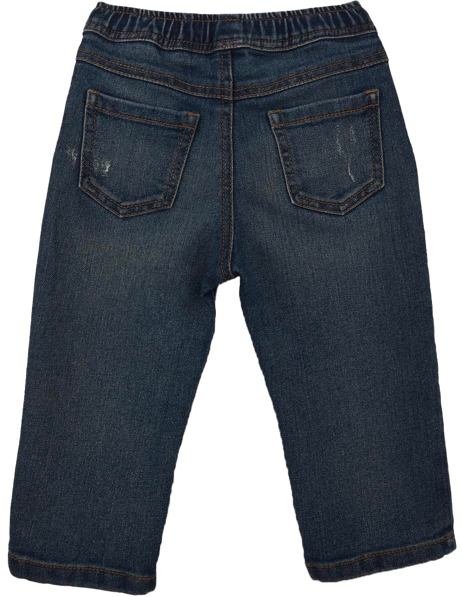 Jeans straight Osaki M28887 deslavado para bebé niño 3