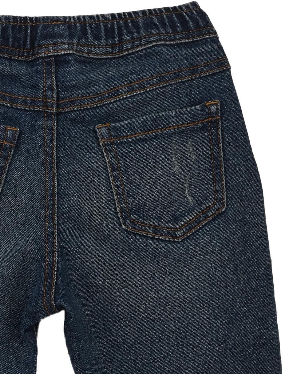 Jeans straight Osaki M28887 deslavado para bebé niño 4