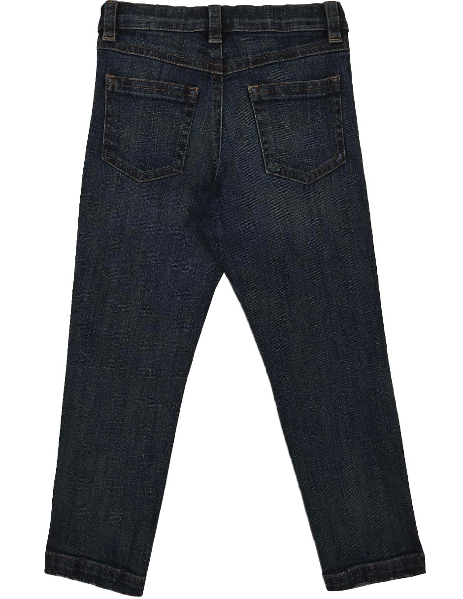 Jeans straight Phelps M28888 deslavado para preescolar niño 4