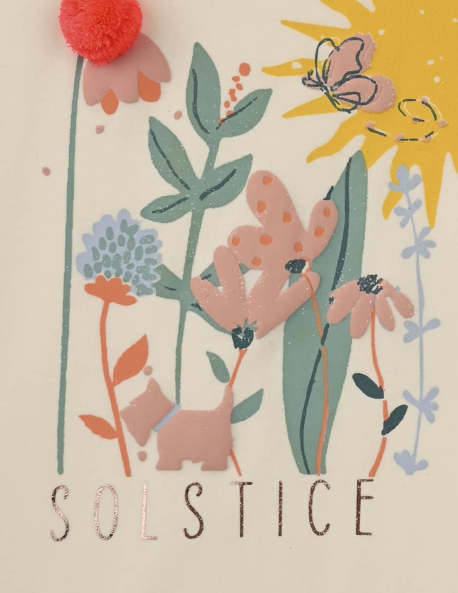 Playera Solstice manga corta para bebé niña 4