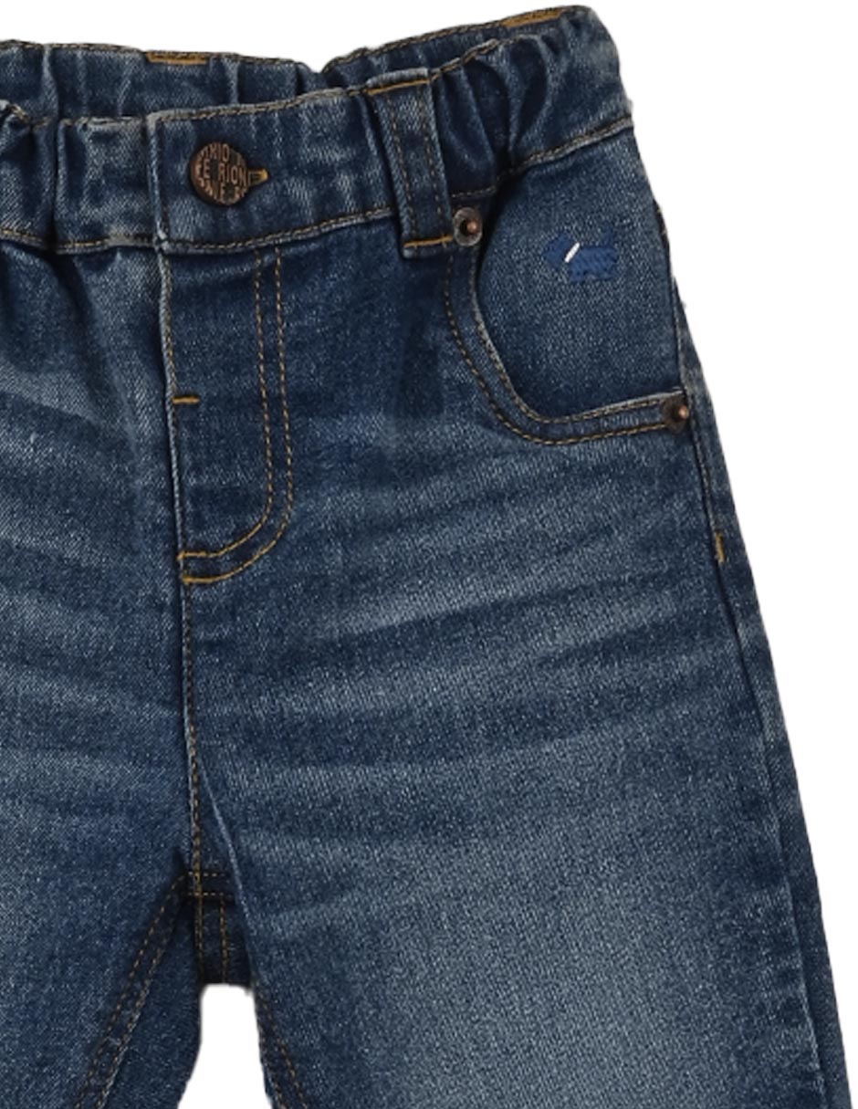 Jeans straight Brian deslavado para bebé niño 2