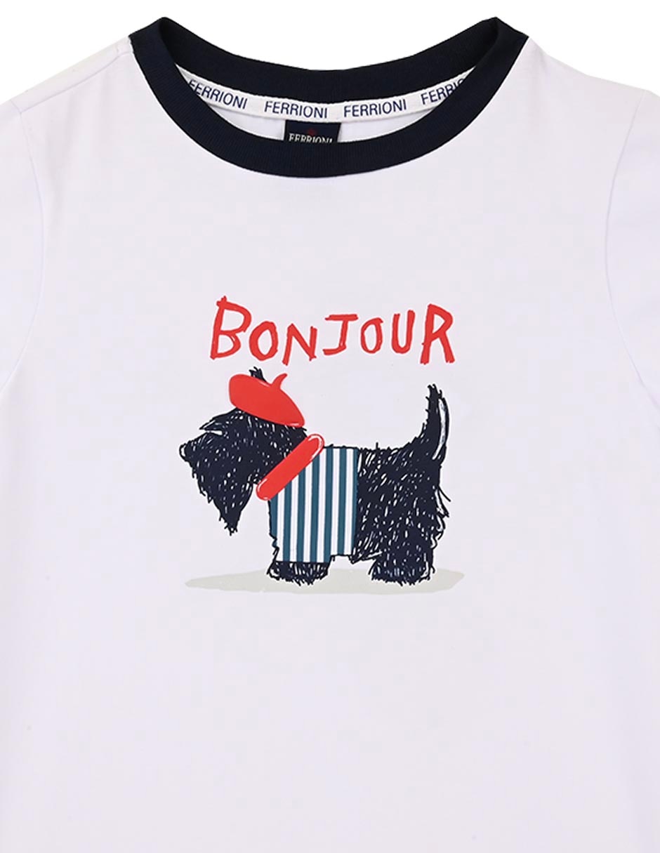 Playera Mats manga corta para bebé niño 2