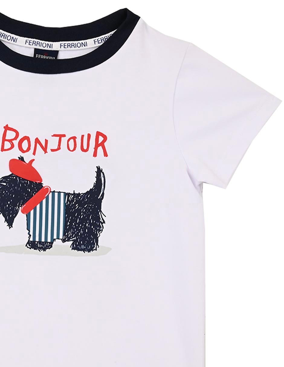 Playera Mats manga corta para bebé niño 3