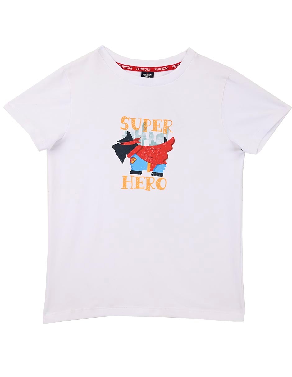 Playera Corber manga corta para bebé niño Playera Corber manga corta para bebé niño