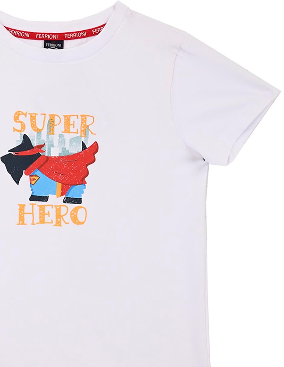 Playera Corber manga corta para bebé niño 3