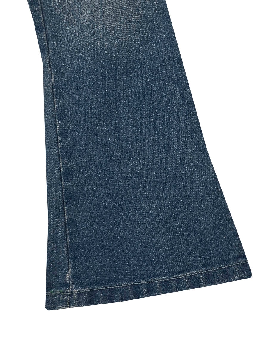 Jeans straight Kristin deslavado para bebé niña 3