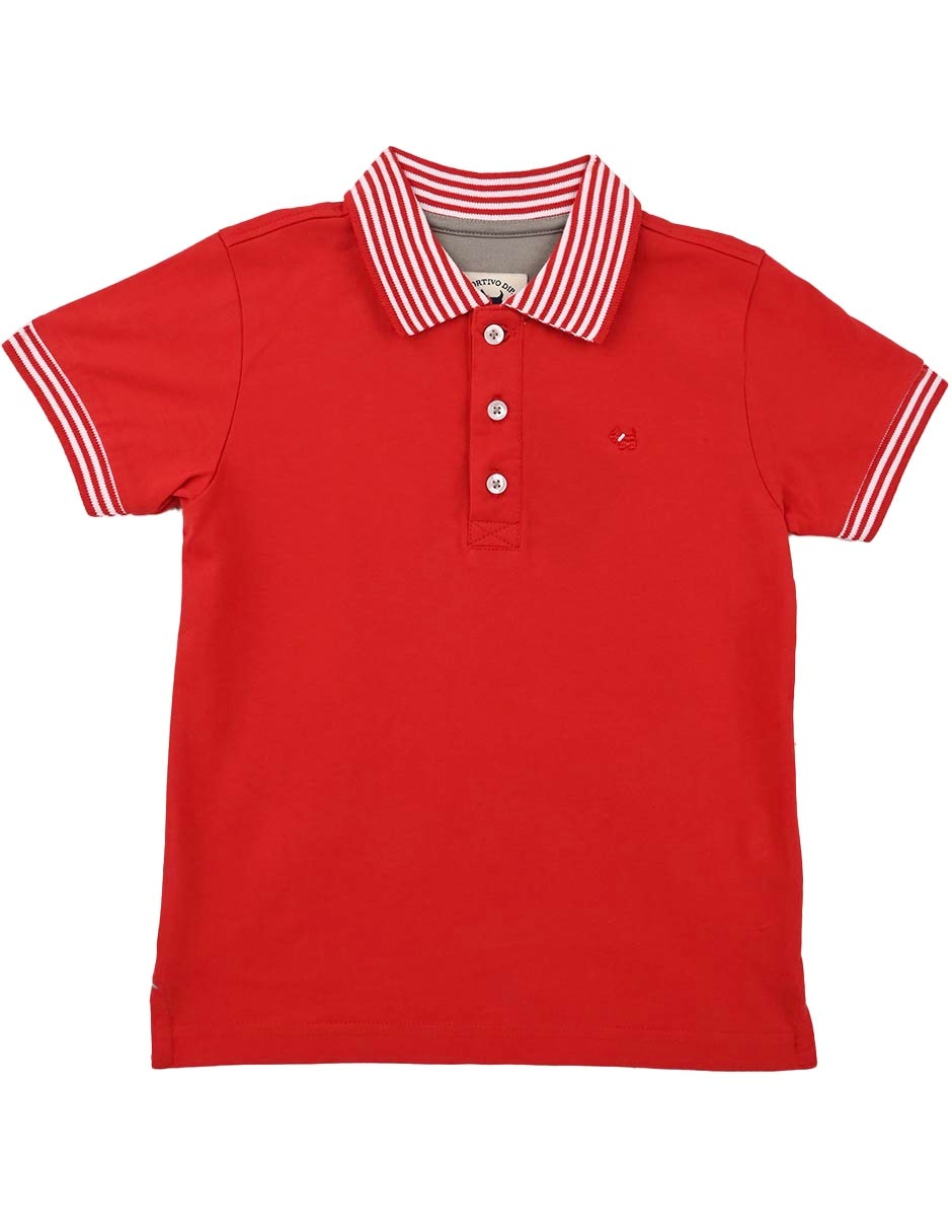 Playera tipo polo Namia de algodón para bebé niño
