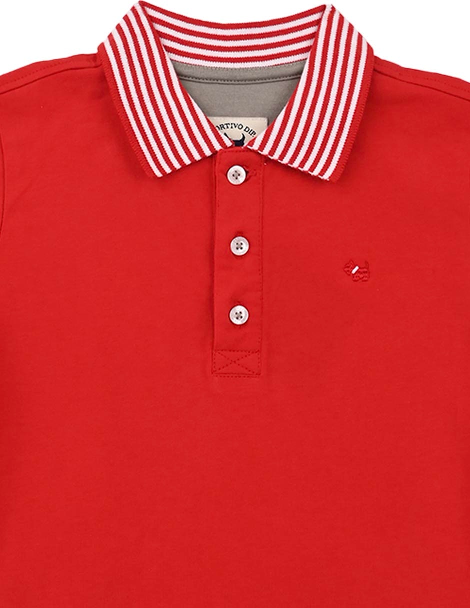 Playera tipo polo Namia de algodón para bebé niño 2