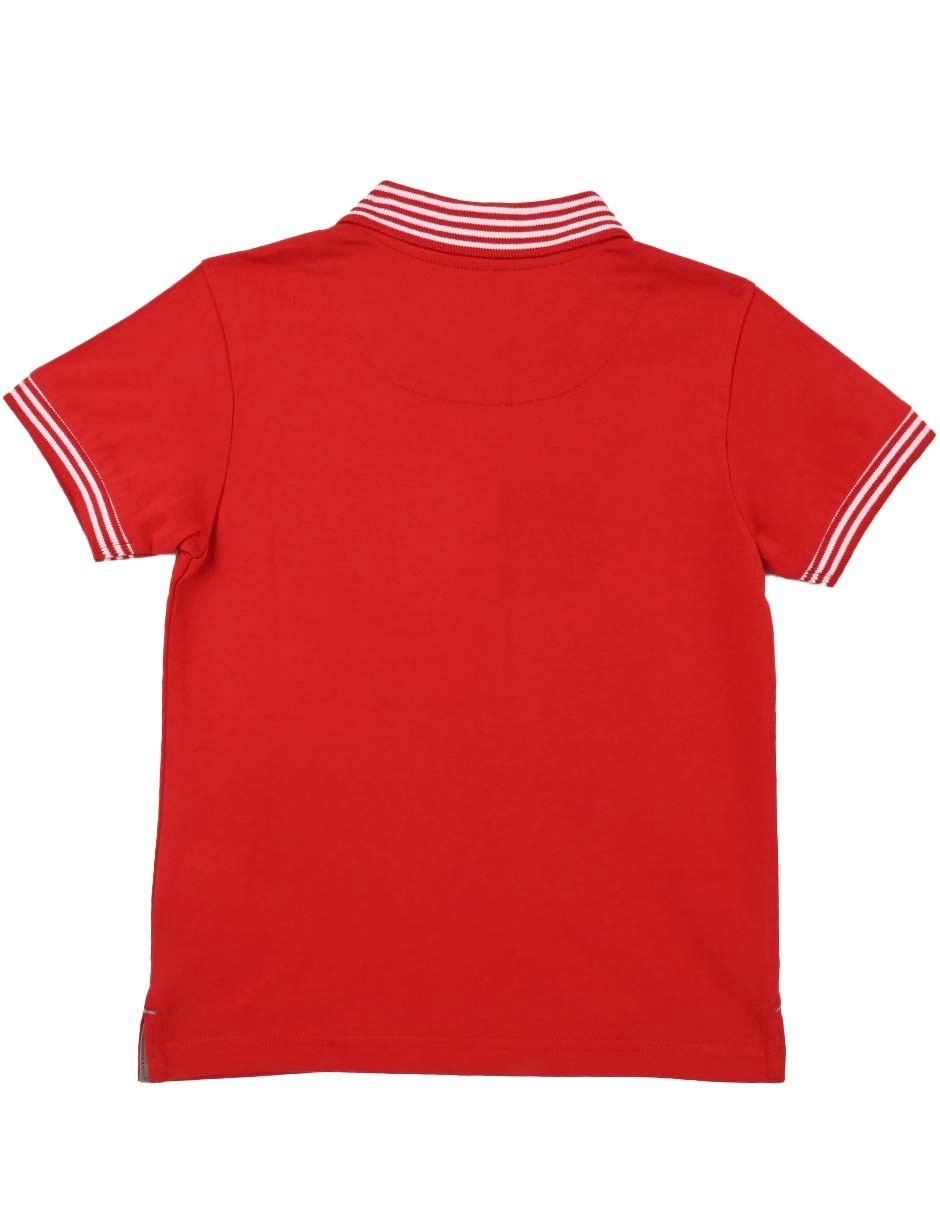 Playera tipo polo Namia de algodón para bebé niño 4