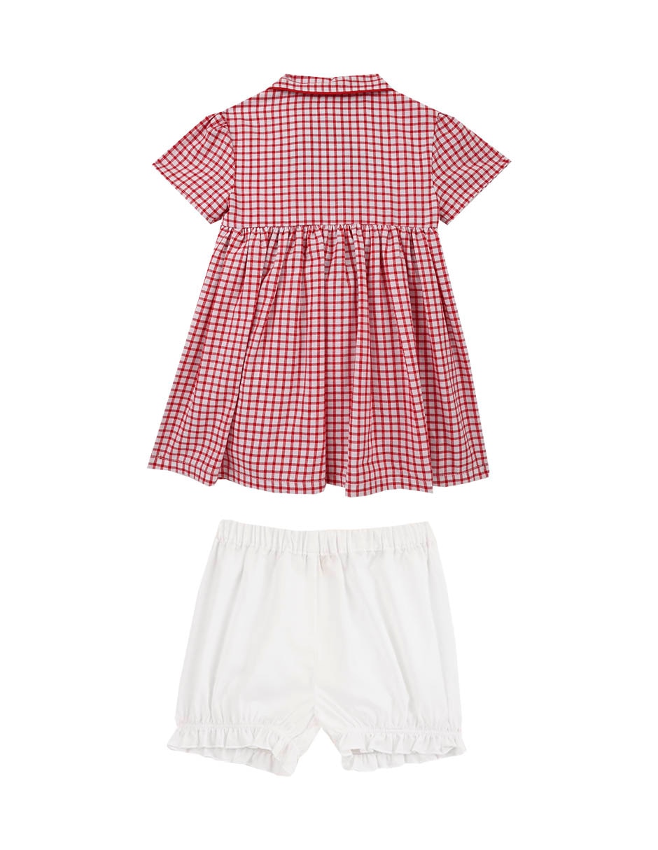 Vestido con calzón Esker manga regular para bebé niña 2