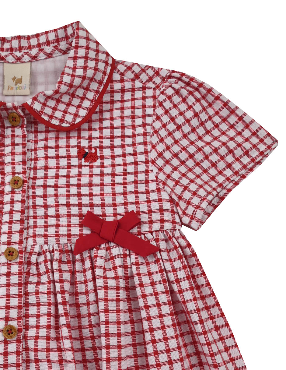 Vestido con calzón Esker manga regular para bebé niña 3