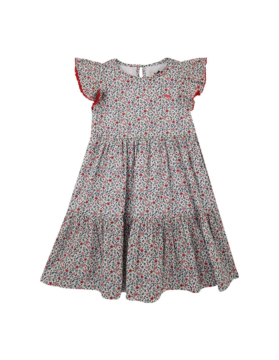 Vestido Bunch manga mariposa para niña Vestido Bunch manga mariposa para niña
