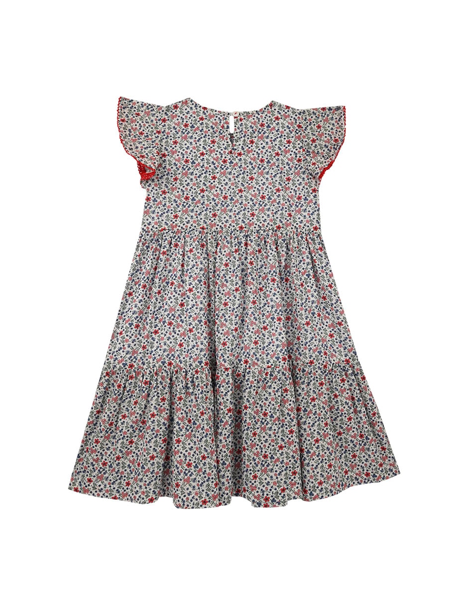 Vestido Bunch manga mariposa para niña 2