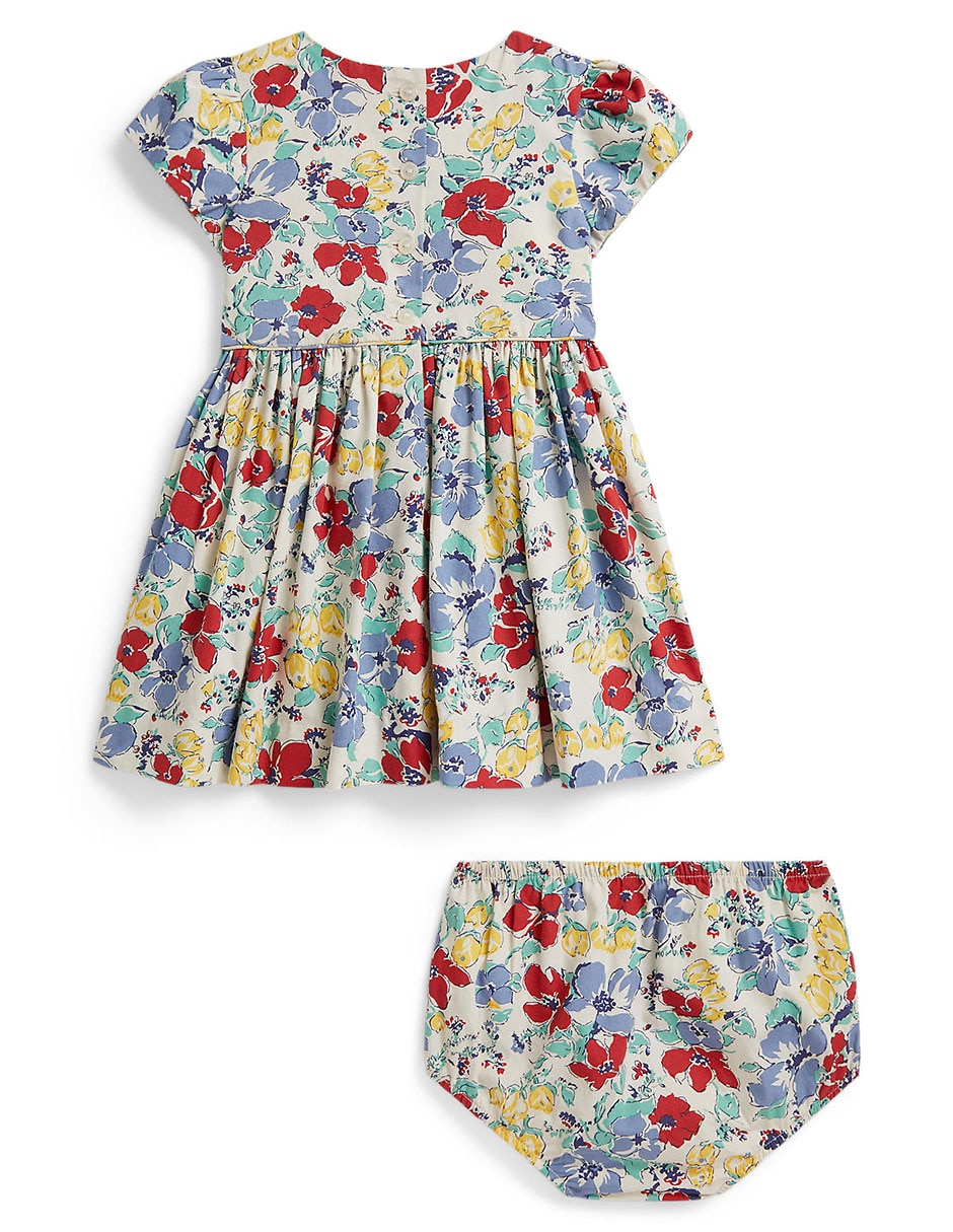 Vestido manga regular para bebé niña 2