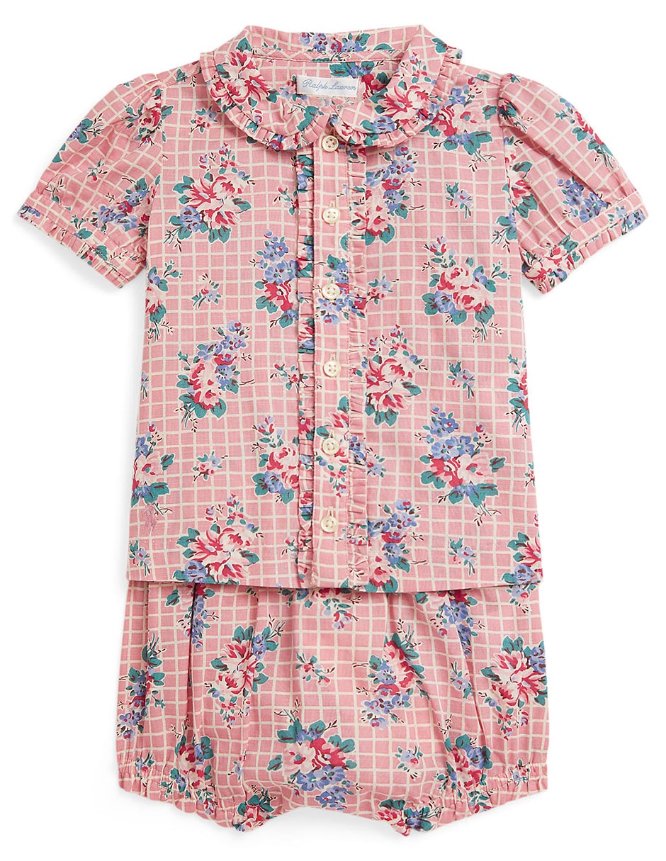 Conjunto de algodón para bebé niña