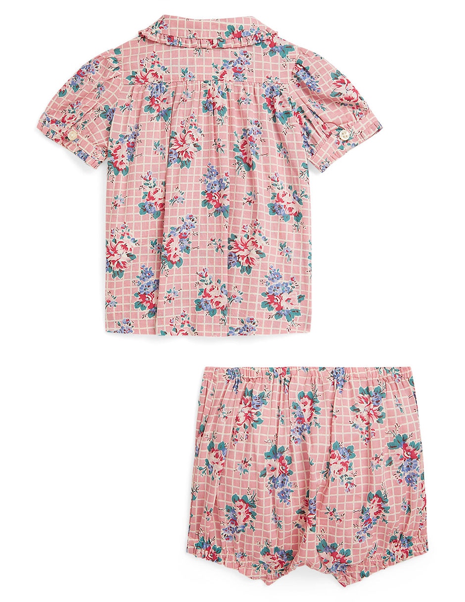 Conjunto de algodón para bebé niña 2
