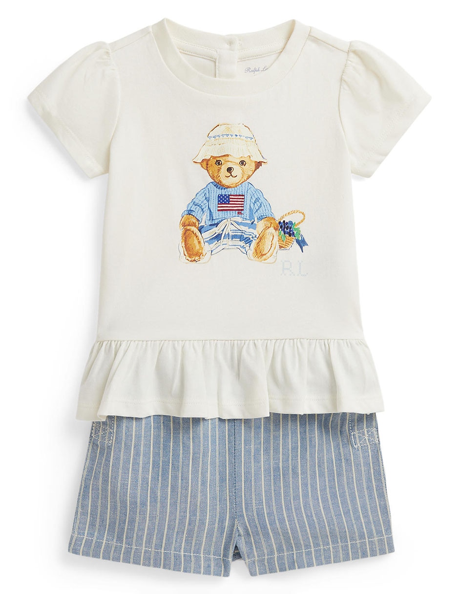Conjunto de algodón para bebé niña Conjunto de algodón para bebé niña