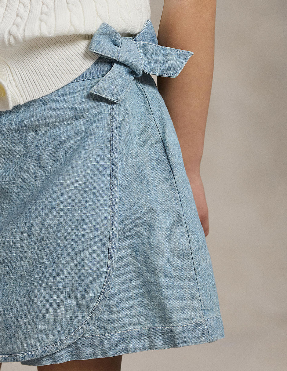 Falda short de algodón para bebé niña 3