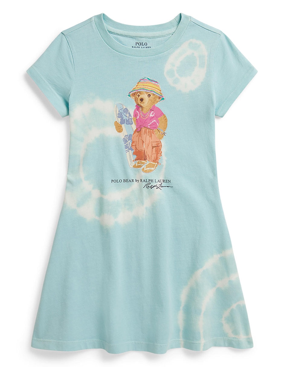 Vestido manga regular para bebé niña 4