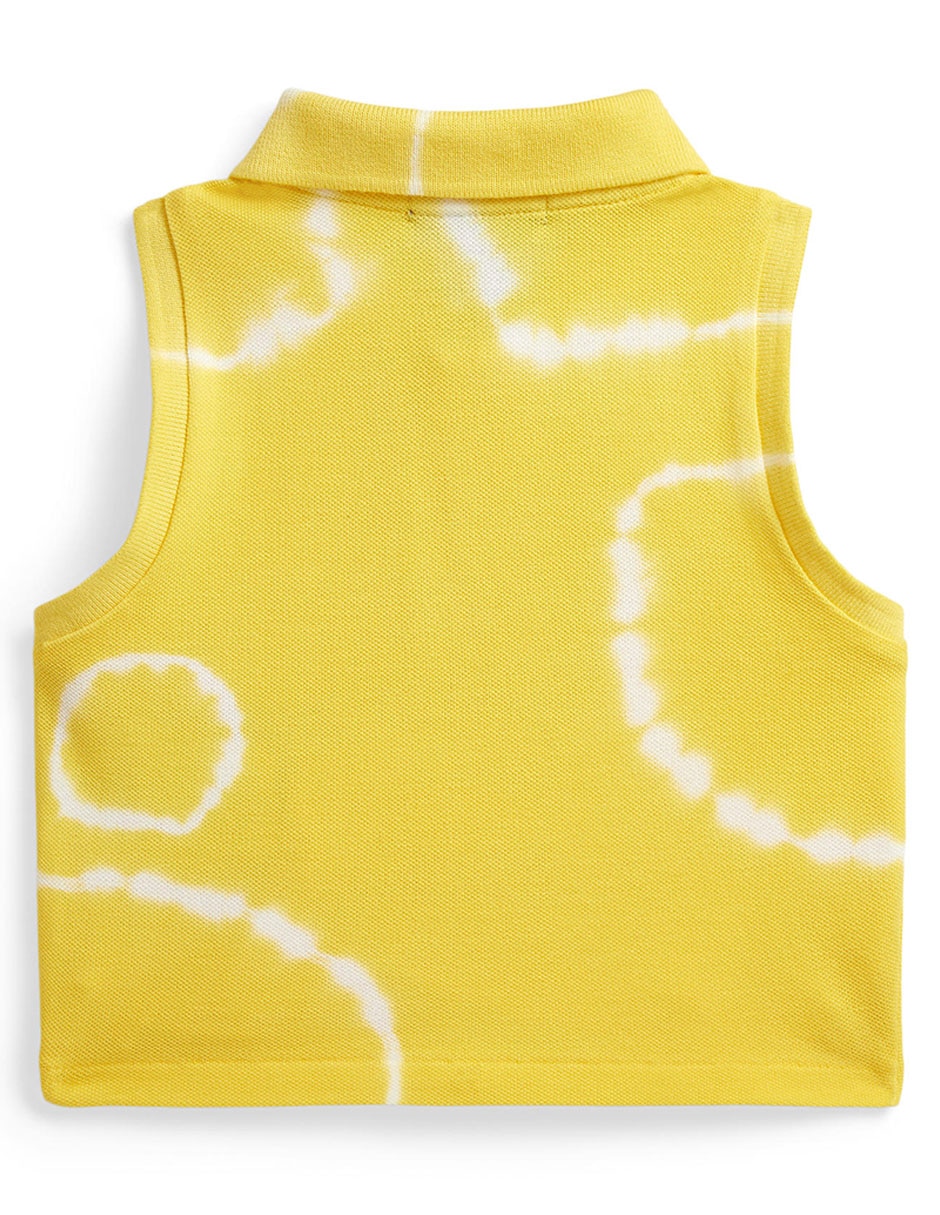 Playera tipo Polo de algodón para bebé niña 2
