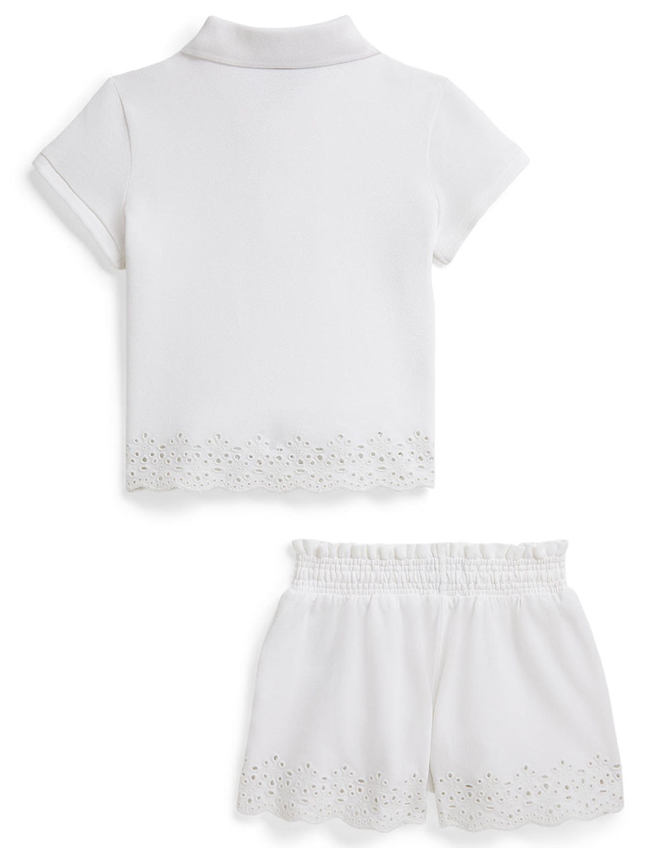 Conjunto de algodón para bebé niña 2