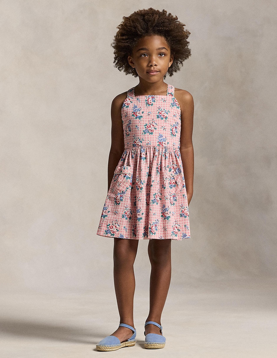 Vestido sin manga para bebé niña