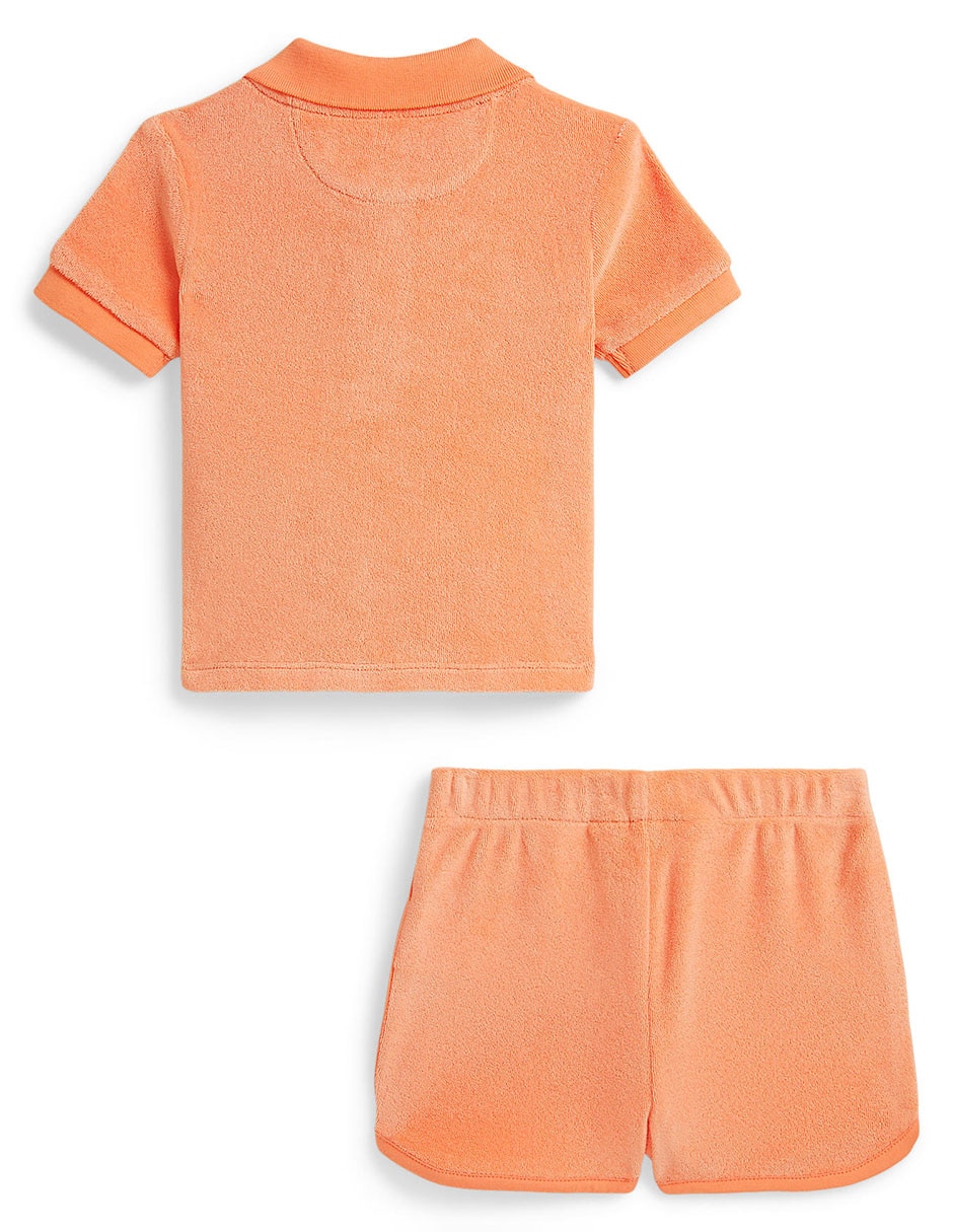 Conjunto Polo de algodón para bebé niño